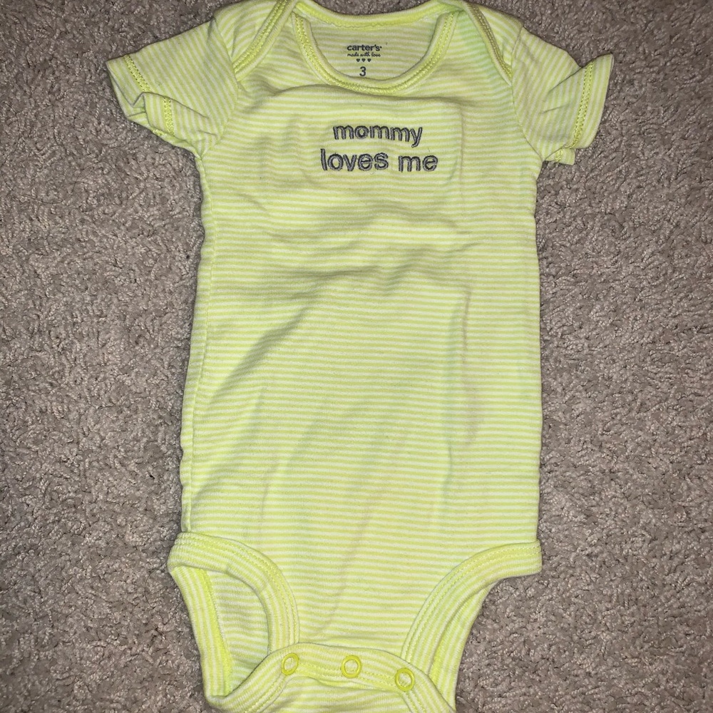 Striped onesie